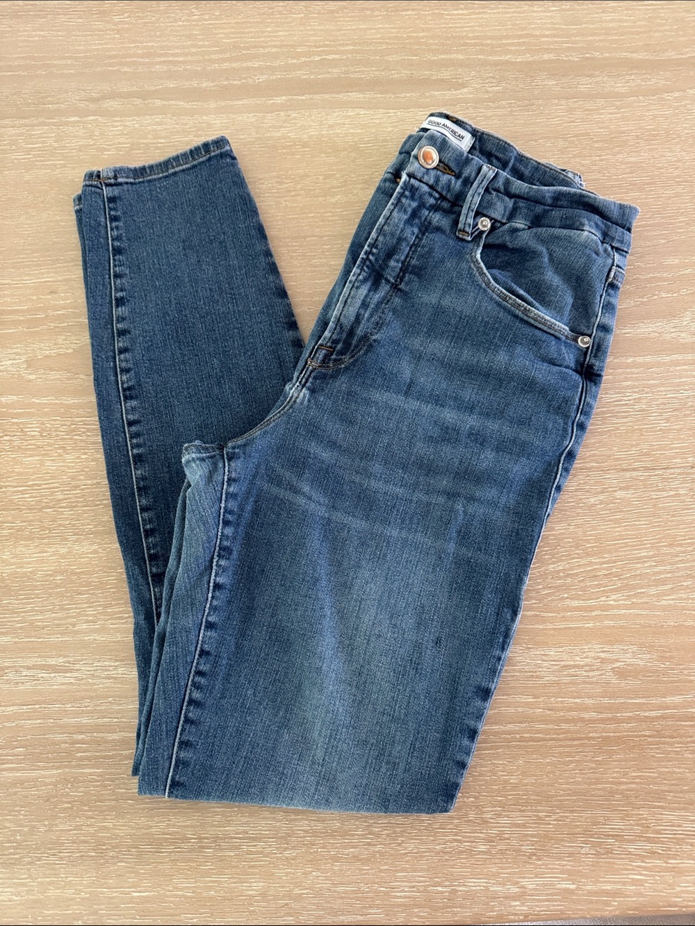 Good American Dark Blue Skinny Jeans